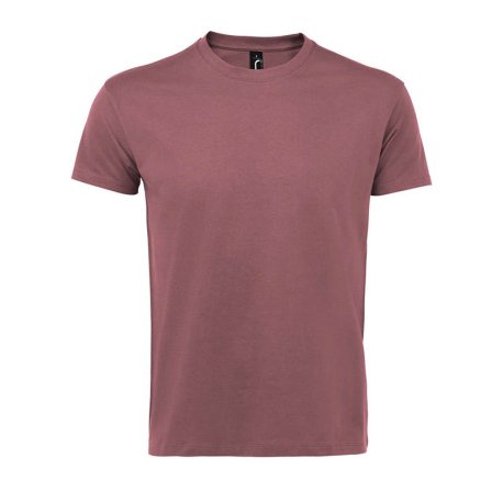 Unisex tričko (SOLS IMPERIAL UNISEX ROUND COLLAR T-SHIRT) > ružová(ancient) > M
