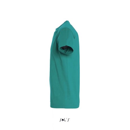 Unisex tričko (SOLS IMPERIAL UNISEX ROUND COLLAR T-SHIRT) > zelená (emerald) > 2XL