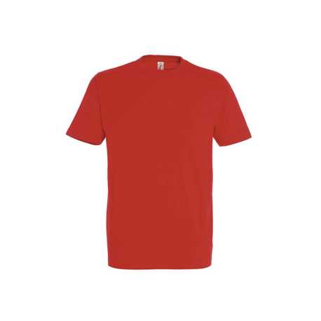 Unisex tričko (SOLS IMPERIAL UNISEX ROUND COLLAR T-SHIRT) > ružová (hibiscus) > 2XL
