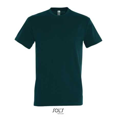Unisex tričko (SOLS IMPERIAL UNISEX ROUND COLLAR T-SHIRT) > modrá (petroleum) > 2XL