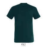 Unisex tričko (SOLS IMPERIAL UNISEX ROUND COLLAR T-SHIRT) > modrá (petroleum) > 2XL