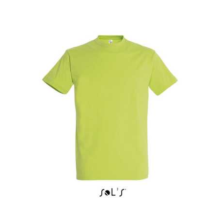 Unisex tričko (SOLS IMPERIAL UNISEX ROUND COLLAR T-SHIRT) > zelená (apple) > S