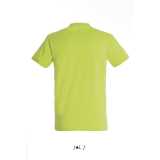 Unisex tričko (SOLS IMPERIAL UNISEX ROUND COLLAR T-SHIRT) > zelená (apple) > S