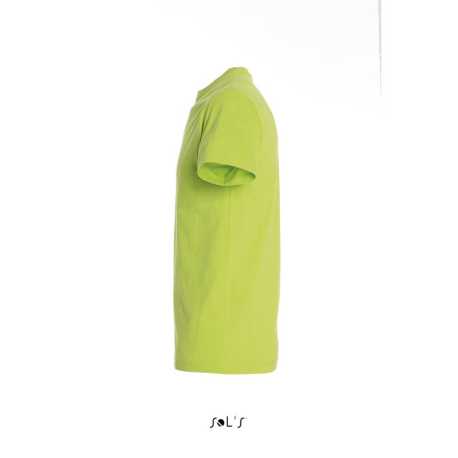 Unisex tričko (SOLS IMPERIAL UNISEX ROUND COLLAR T-SHIRT) > zelená (apple) > S