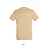 Unisex tričko (SOLS IMPERIAL UNISEX ROUND COLLAR T-SHIRT) > hnedá (sand) > S