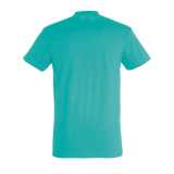 Unisex tričko (SOLS IMPERIAL UNISEX ROUND COLLAR T-SHIRT) > modrá (carribean) > S