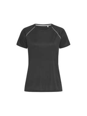Dámske tričko (STEDMAN ACT TEAM RAGLAN/W) > čierna(opal) > XL