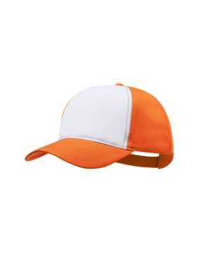 5 panelová šiltovka > oranžová