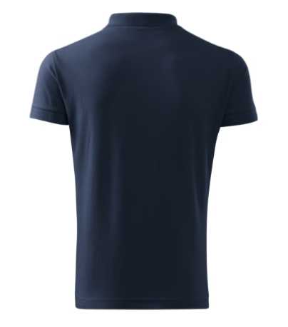 Pánska polokošeľa (MALFINI Pique Polo Cotton) > modrá (tmavo) > S