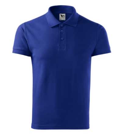 Pánska polokošeľa (MALFINI Pique Polo Cotton) > modrá (kráľovská) > S