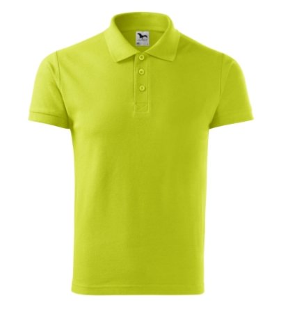 Pánska polokošeľa (MALFINI Pique Polo Cotton) > zelená (limetková) > S