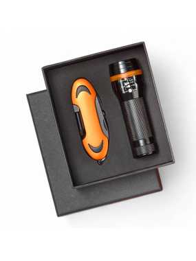 Baterka a nožík > oranžová