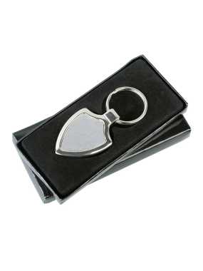 Kovový prívesok na kľúče > strieborná