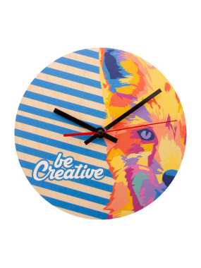 Nástenné hodiny na zákazku > prírodná