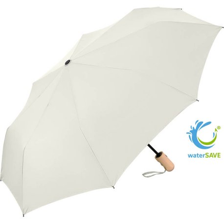 Skladací dáždnik (FARE AC pocket umbrella ÖkoBrella) > prírodná / biela (wS)