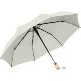 Skladací dáždnik (FARE AC pocket umbrella ÖkoBrella) > prírodná / biela (wS)
