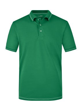 Pánska polokošeľa (JN Men's Elastic Polo) > zelená (irish) / biela > XL