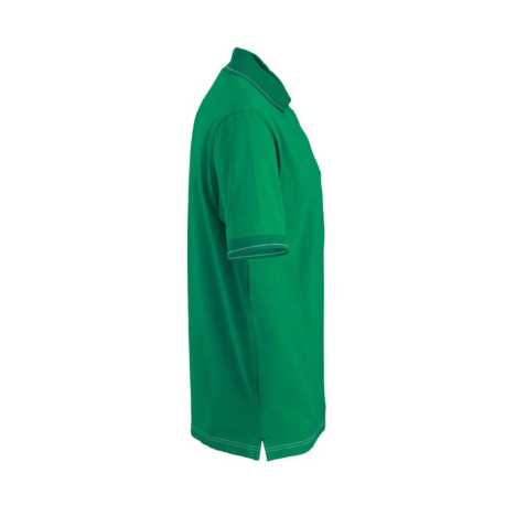 Pánska polokošeľa (DAIBER Men's Elastic Polo) > zelená (irish) / biela > S