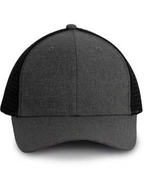 6 panelová šiltovka (K-UP URBAN TRUCKER CAP - 6 PANELS) > šedá(steel heather)/čierna