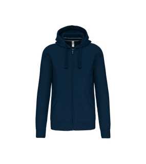 Unisex mikina (KARIBAN FULL ZIP HOODED SWEATSHIRT) > modrá (navy) > L