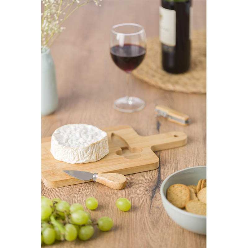 Bambusová doska na syr > hnedá