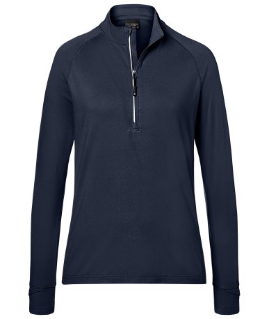Dámske tričko(DAIBER Ladies Sports Shirt Halfzip) > modrá (navy) > S