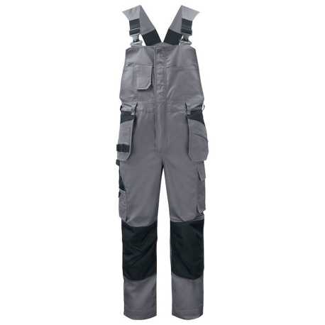 Pánske pracovné nohavice (PROJOB BIB AND BRACE) > šedá > 96