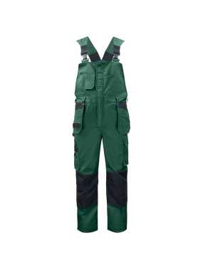 Pánske pracovné nohavice (PROJOB BIB AND BRACE) > zelená > 60