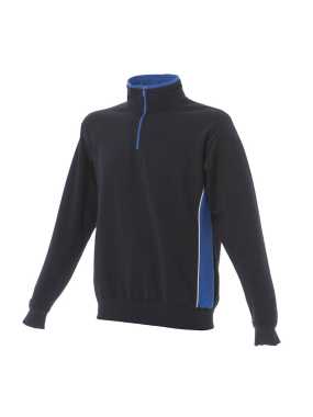 Unisex mikina (BARI by JR) > modrá (navy) / modrá (royal) > L