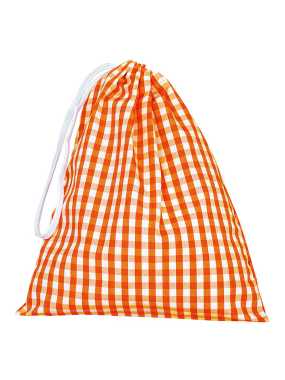 Vrecko (SNACK) > biela / oranžová (party)