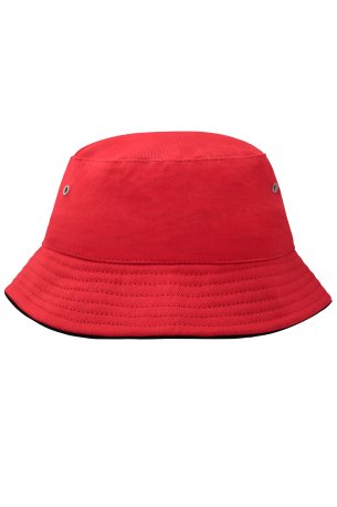 Klobúk (DAIBER Fisherman Piping Hat for Kids) > červená / čierna