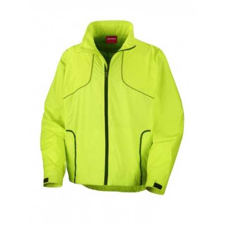 Unisex bunda (SPIRO UNISEX CROSSLITE TRAIL AND TRACK JACKET) > biela (neonlime) > S