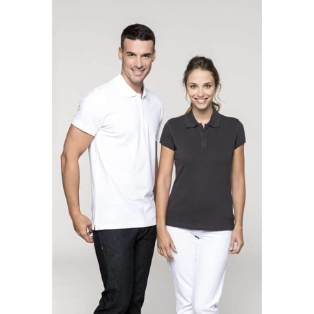 Pánska polokošeľa (KARIBAN SHORT SLEEVE POLO SHIRT) > biela > 2XL