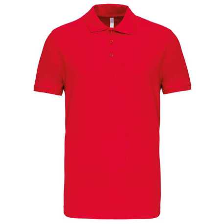 Pánska polokošeľa (KARIBAN SHORT SLEEVE POLO SHIRT) > červená > S