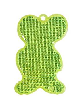 Reflexný prívesok  (MBW Reflector, mouse) > zelená (lime) / žltá