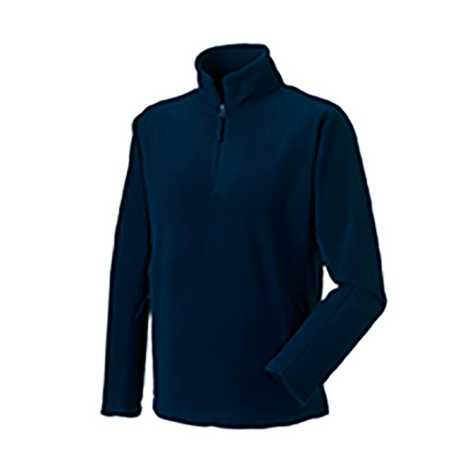 Pánska fleece mikina(Quarter Zip Outdoor Fleece RUSSELL) > modrá (frenchnavy) > XS