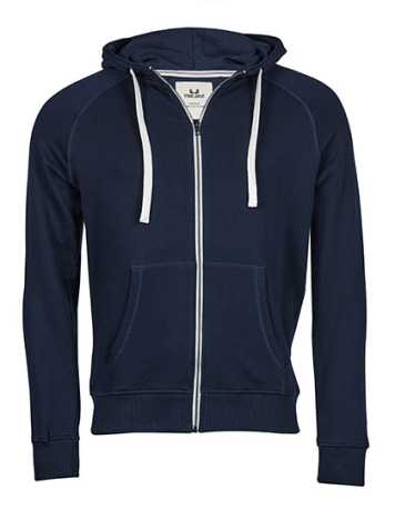 Unisex mikina (Tee Jays Urban Zip Hoodie) > modrá (navy) > S