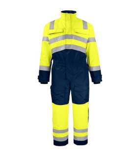 Unisex overal (PROJOB COVERALL PADDED EN ISO 20471 CLASS 3) > žltá / modrá (navy) > 50