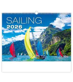Nástenný kalendár (Sailing 2026) - 45 x 38,5 cm
