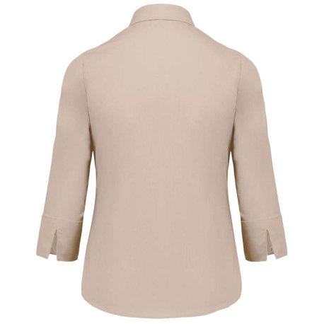 Dámska košeľa (LADIES' 3/4 SLEEVE SHIRT KARIBAN) > šedá (angora) > 3XL