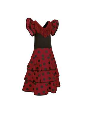 Detské šaty (BULERIA) > červená (lotto) / čierna > 5/6