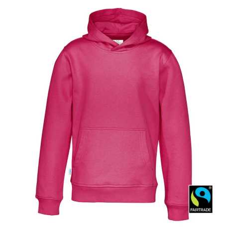 Detská mikina (COTTOVER HOOD KID) > ružová (cerise) > 90/100 cm