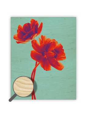 Drevený obraz (Tulip 2026) - 24 x 30 cm