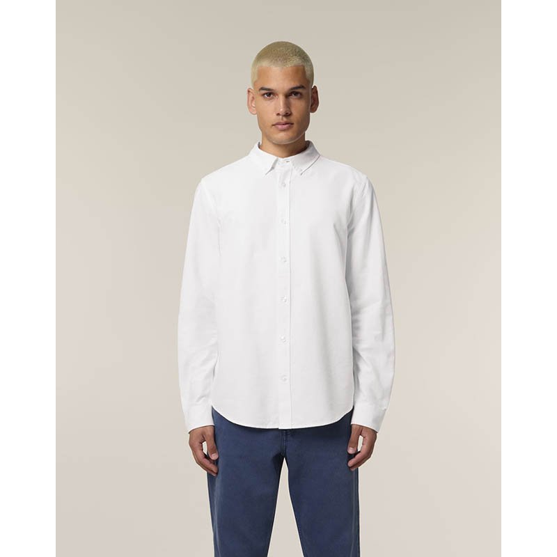 Pánska košeľa (STANLEY\STELLA Stanley Oxford Shirt) > biela > S