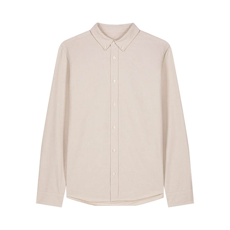 Pánska košeľa (STANLEY\STELLA Stanley Oxford Shirt) > béžová (oxford) > S