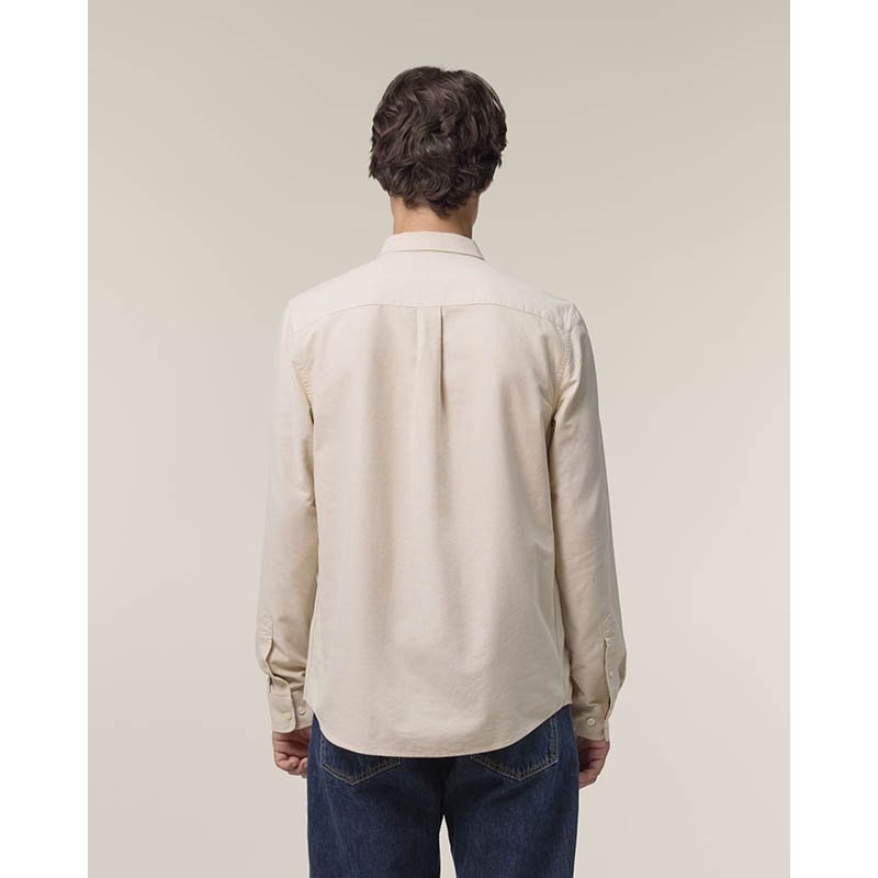 Pánska košeľa (STANLEY\STELLA Stanley Oxford Shirt) > béžová (oxford) > S