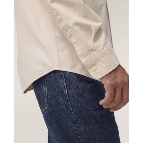 Pánska košeľa (STANLEY\STELLA Stanley Oxford Shirt) > béžová (oxford) > S