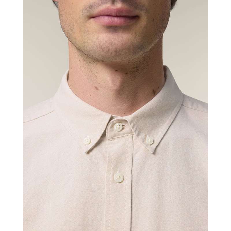 Pánska košeľa (STANLEY\STELLA Stanley Oxford Shirt) > béžová (oxford) > S