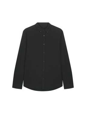 Pánska košeľa (STANLEY\STELLA Stanley Oxford Shirt) > čierna > M