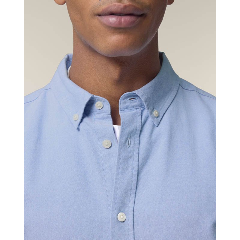 Pánska košeľa (STANLEY\STELLA Stanley Oxford Shirt) > modrá (oxford) > M